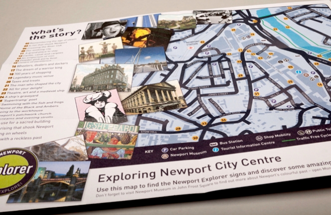 Newport Explorer Leaflet - english map