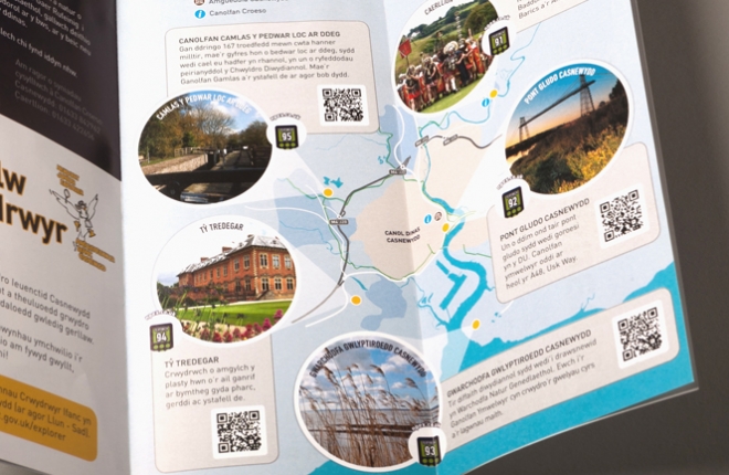 Newport Explorer Leaflet Welsh